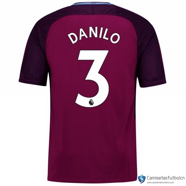 Camiseta Manchester City Segunda equipo Danilo 2017-18